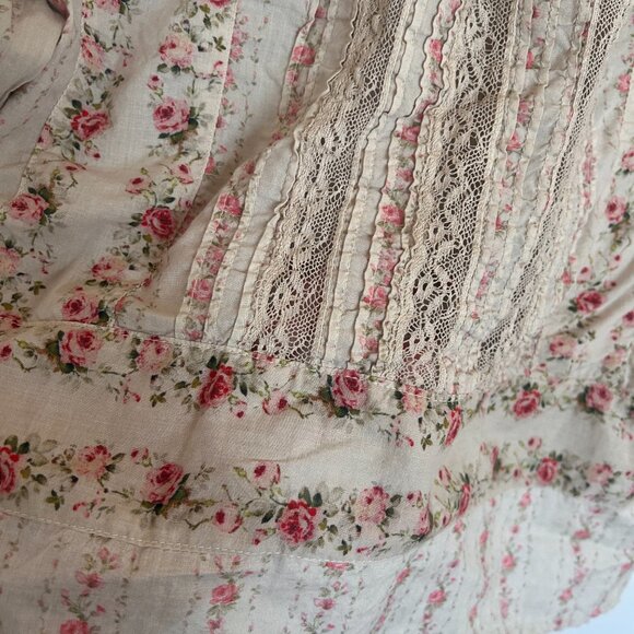 Magnolia Pearl Rsalā Floral Cotton Top Size: O/S - Picture 13 of 16